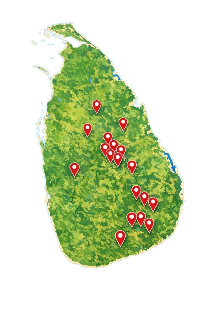 Sri Lanka Tour Map